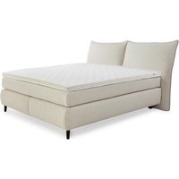 Boxspringbett ca. 180x200 cm inkl. Matratze H3/H4 und Topper Beige