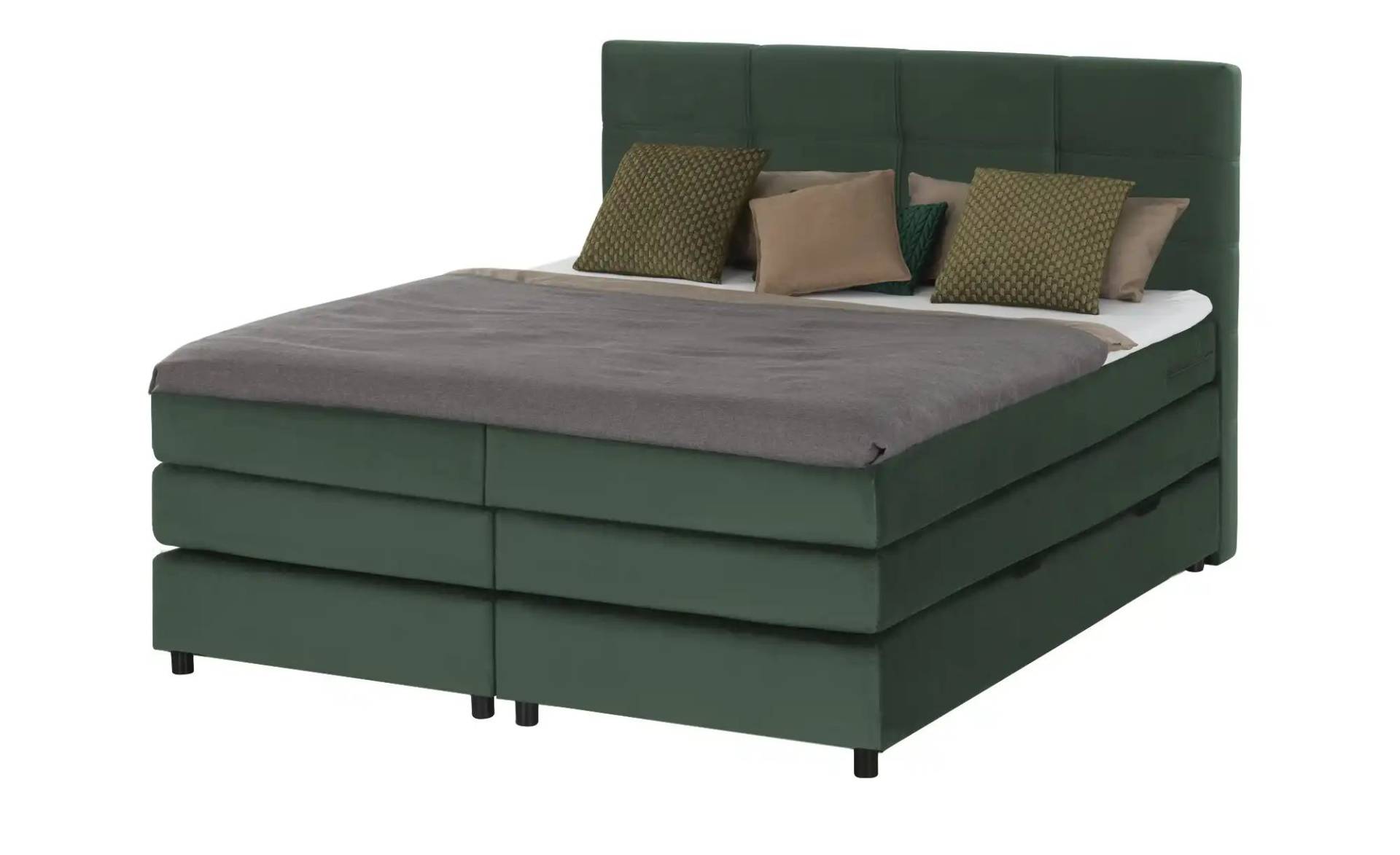 Boxspringbett   ¦ grün ¦ Maße (cm): B: 180 H: 152 Betten > Boxspringbetten - Möbel Kraft
