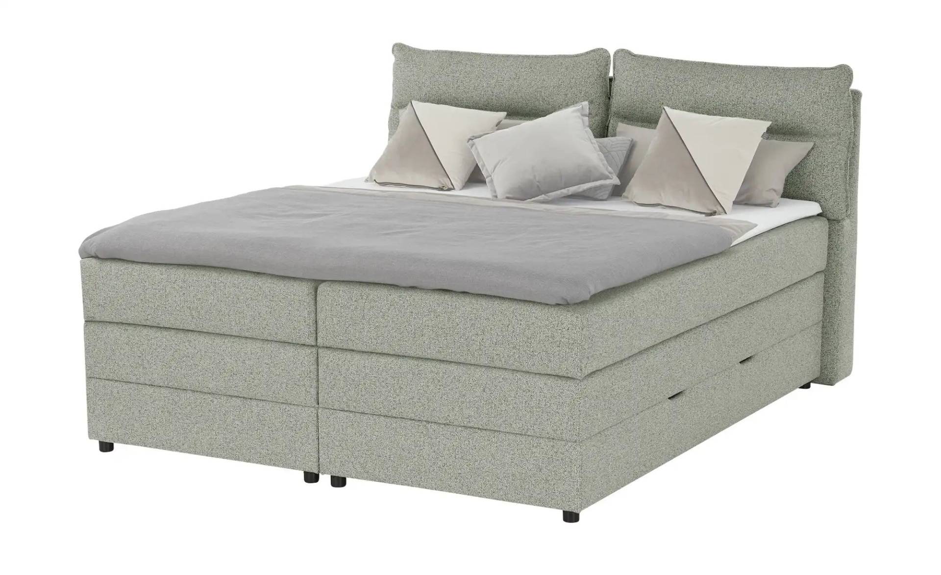 Boxspringbett mit Bettkasten Neto ¦ grün ¦ Maße (cm): B: 153 H: 109 Betten > Komfortbetten - Höffner