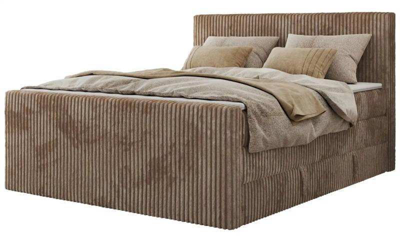 Boxspringbett mit Bettkasten  ¦ braun ¦ Maße (cm): B: 164 H: 119 Betten > Boxspringbetten - Möbel Kraft