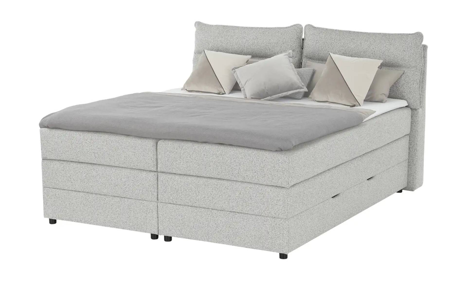 Boxspringbett mit Bettkasten  ¦ grau ¦ Maße (cm): B: 173 H: 109 Betten > Boxspringbetten - Möbel Kraft