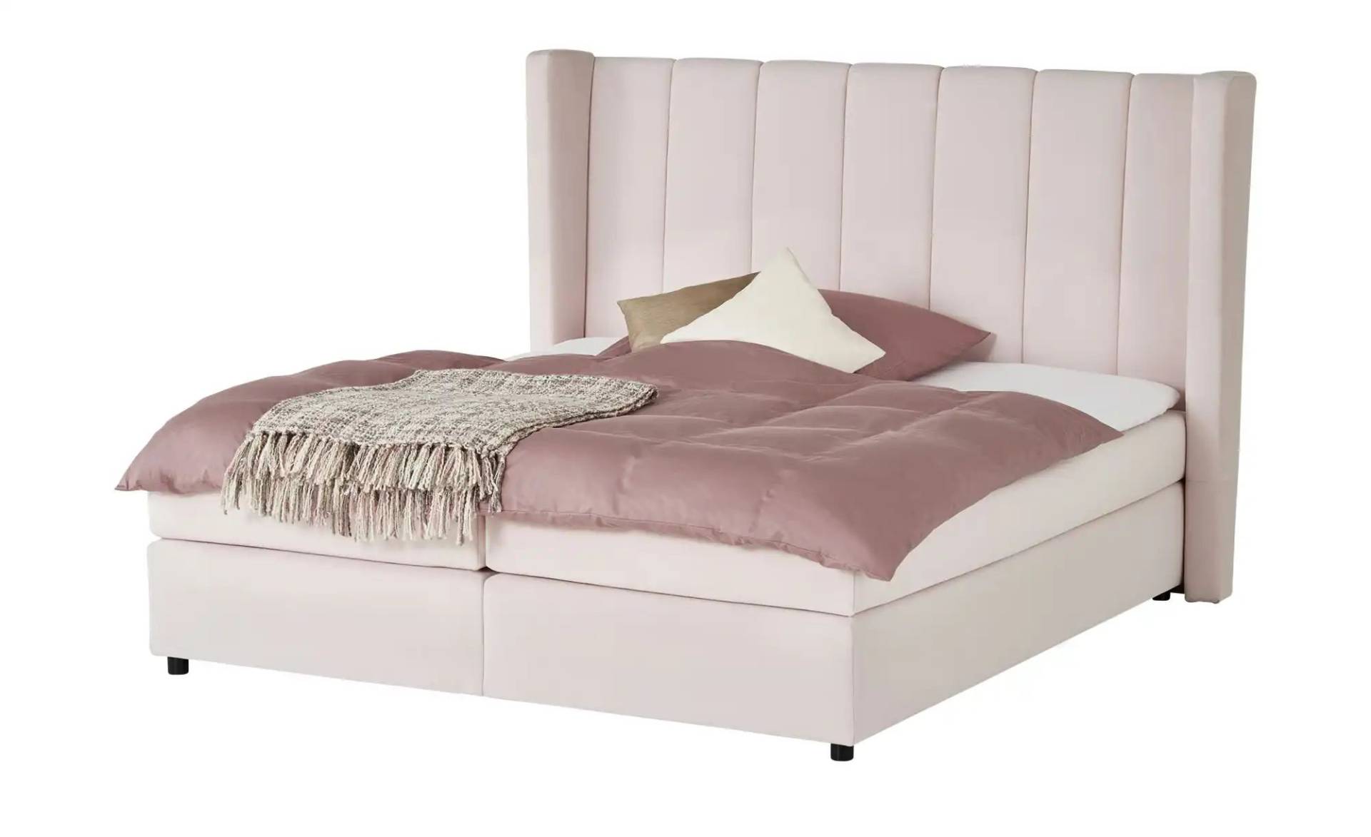 Boxspringbett ¦ rosa/pink ¦ Maße (cm): B: 198 H: 134 T: 207 Betten > Boxspringbetten - Möbel Kraft