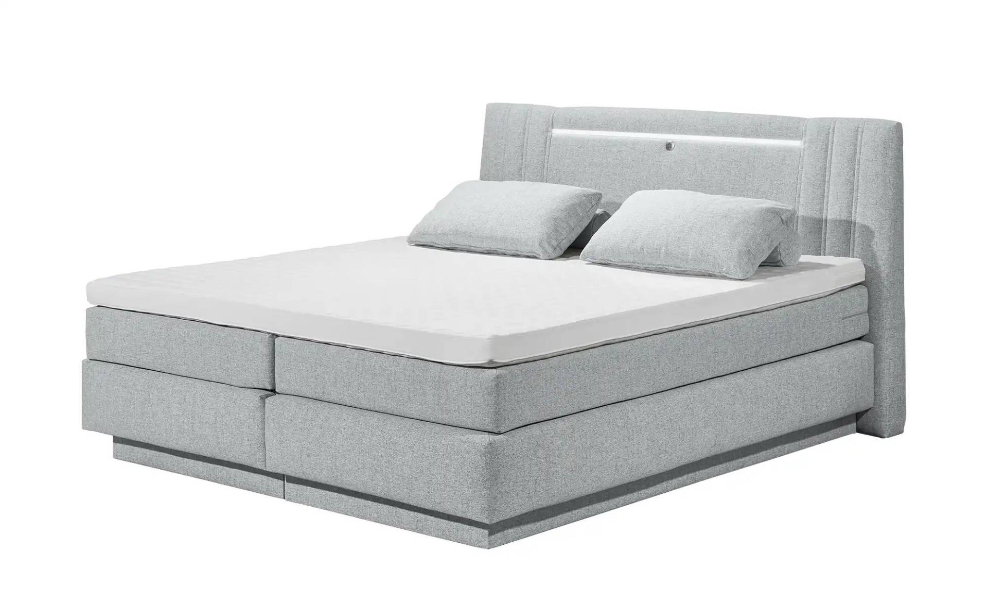 Boxspringbett ¦ silber ¦ Maße (cm): B: 200 H: 110 T: 213 Betten > Boxspringbetten - Möbel Kraft