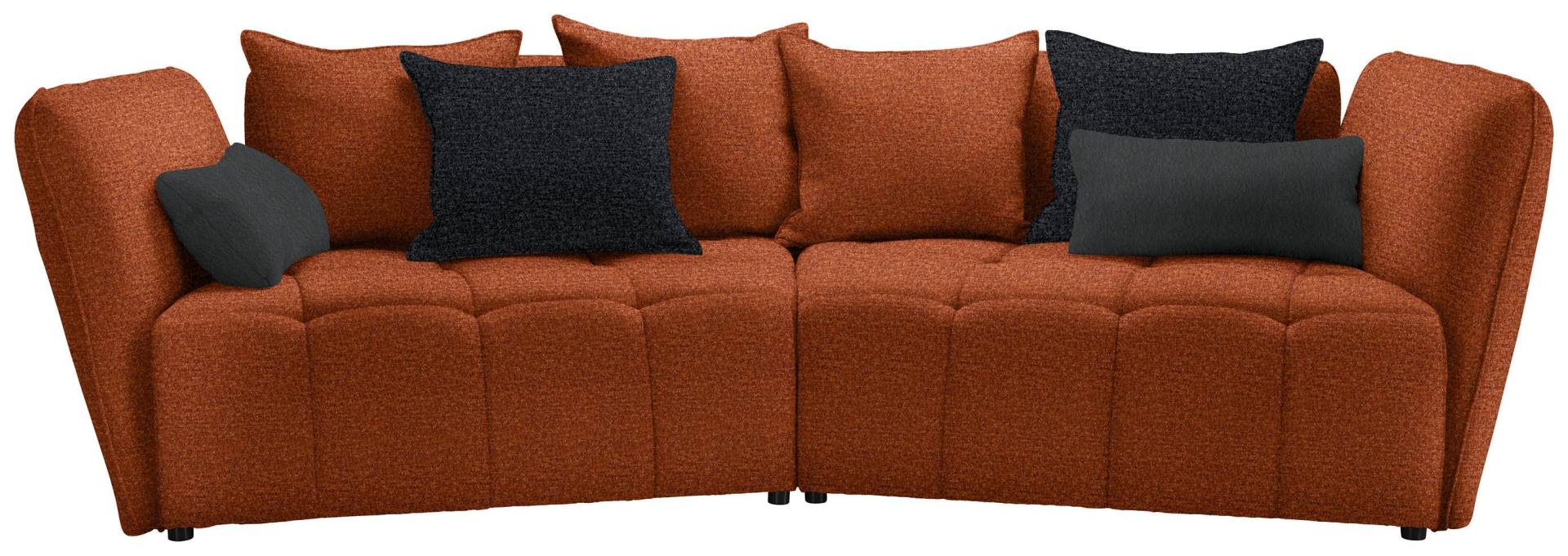 Boxspringsofa Sofi Rostfarben von Premium Living