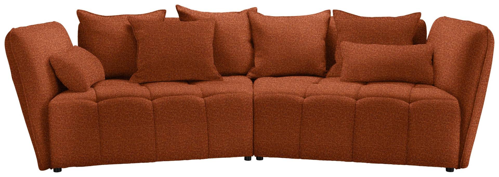 Boxspringsofa Sofi Rostfarben von Premium Living