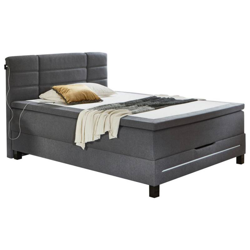 Boxxx BOXSPRINGBETT Grau