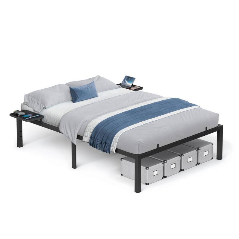 Boxxx METALLBETT Schwarz