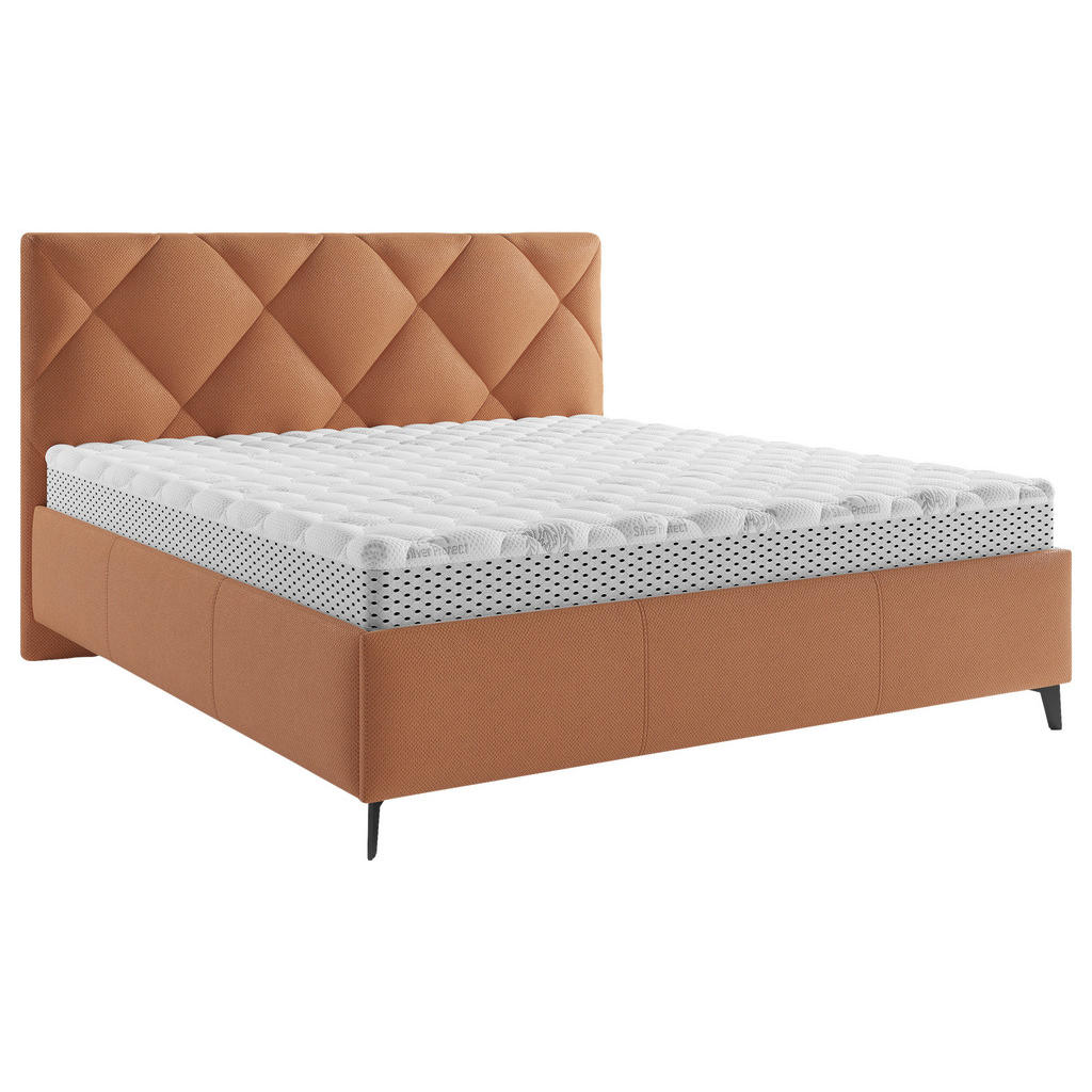 Boxxx Polsterbett, Rost, Holz, Metall, Buche, 160x200 cm, Bettkasten, gepolstertes Kopfteil, Stoffauswahl, in verschiedenen Größen erhältlich,alternative erhältlich, Schlafzimmer, Betten, Polsterbetten von Boxxx