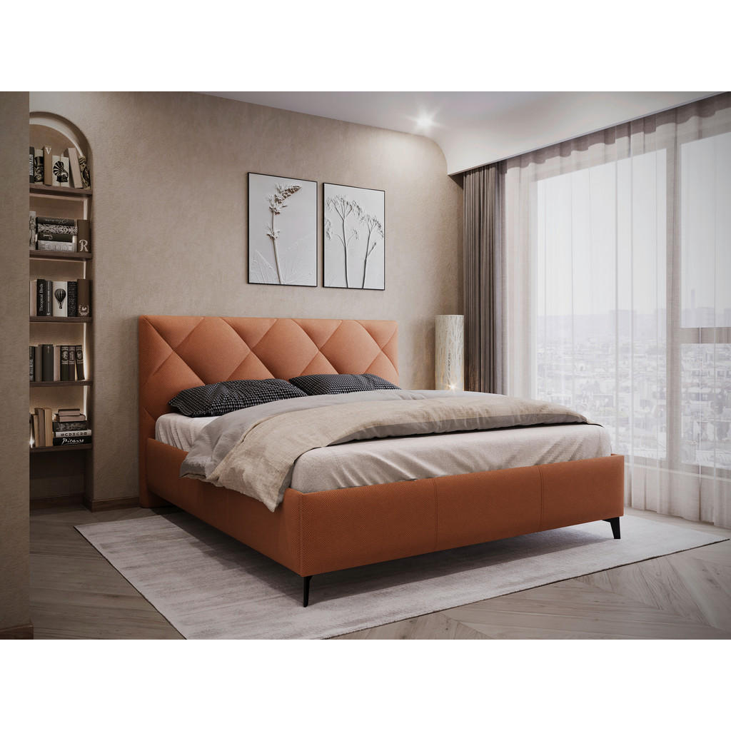 Boxxx Polsterbett, Rost, Holz, Metall, Buche, 180x200 cm, Bettkasten, gepolstertes Kopfteil, Stoffauswahl, in verschiedenen Größen erhältlich,alternative erhältlich, Schlafzimmer, Betten, Polsterbetten von Boxxx