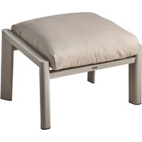 Gartenhocker Slide mit Kissen, Taupe / Beige