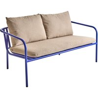 Gartensofa Bendt mit Kissen, Indigo Blau