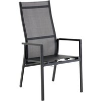 Gartenstuhl Avanti aus Textilene, Schwarz