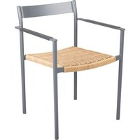 Gartenstuhl DK mit Armlehne, Anthrazit