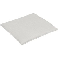 Sitzkissen Frisk von Brafab aus Acryl-Stoff, klassisch, hellgrau, rutschfest, für Gartenstühle, Outdoor