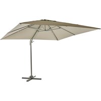 Sonnenschirm Linz 3x3 m, Hellgrau/Beige