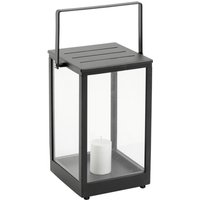 Windlicht Belfort aus Aluminium Big, Schwarz