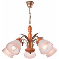 Braune Hängelampe Metall 5xE27 Jugendstil Esstisch Braune Hängelampe Metall 5xE27 Jugendstil Esstisch von Lamkur