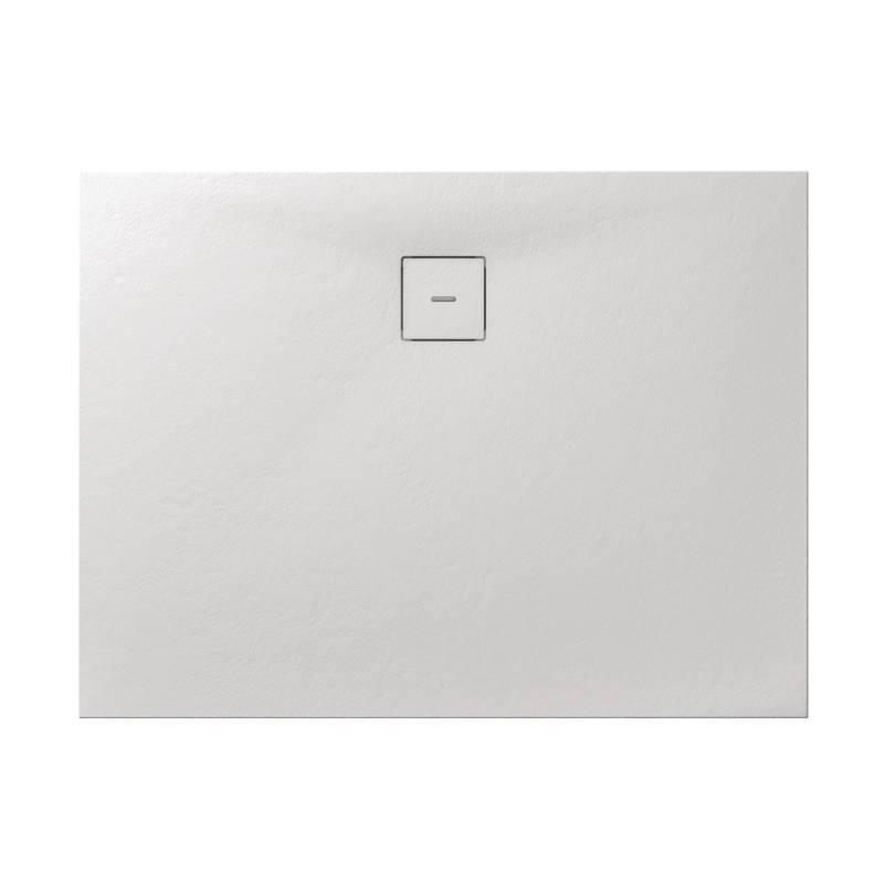 Breuer Duschwanne Modern Line Steinoptik Rechteck 130 cm x 95 cm Weiß von Breuer