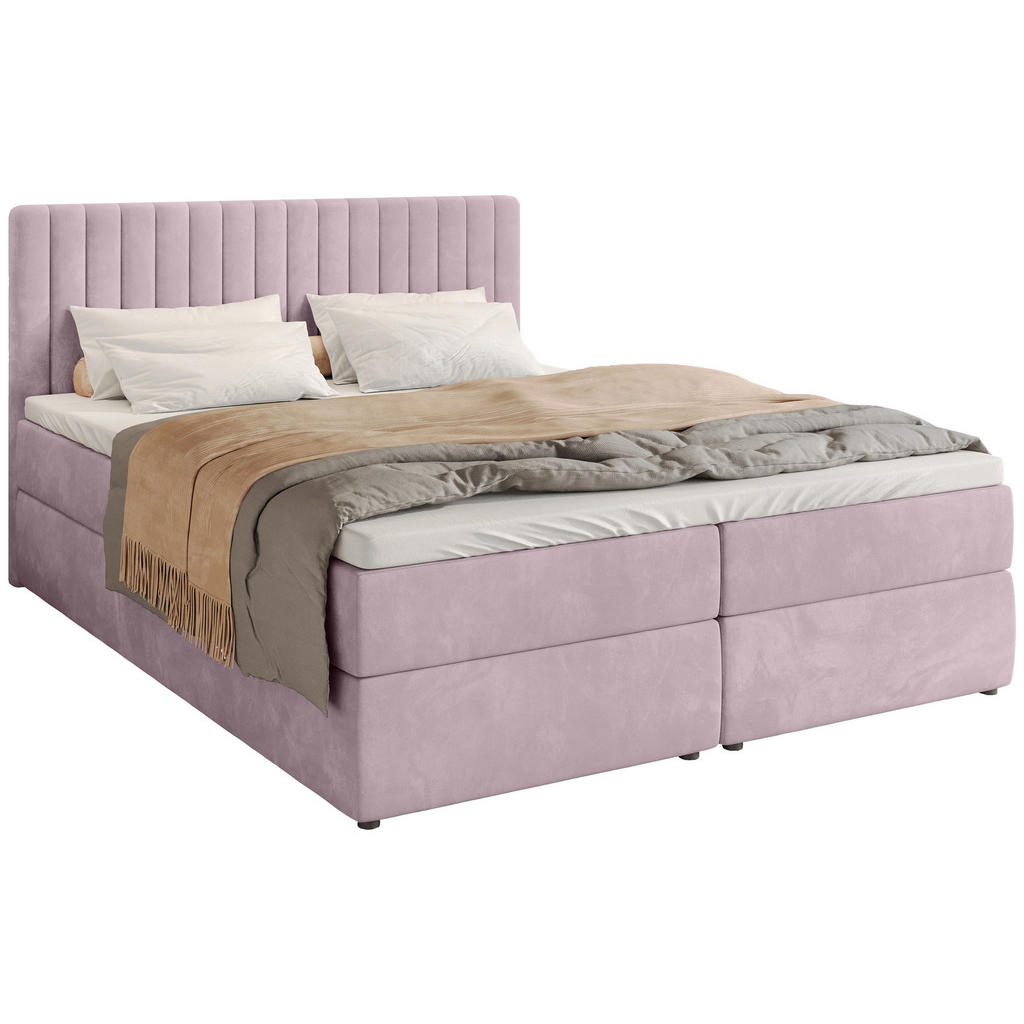 Bromarkt Boxbett, Rosa, Textil, H3, Höhe ca. 18 cm, 180x200 cm, Schlafzimmer, Betten, Boxspringbetten Bromarkt Boxbett, Rosa, Textil, H3, Höhe ca. 18 cm, 180x200 cm, Schlafzimmer, Betten, Boxspringbetten von Bromarkt