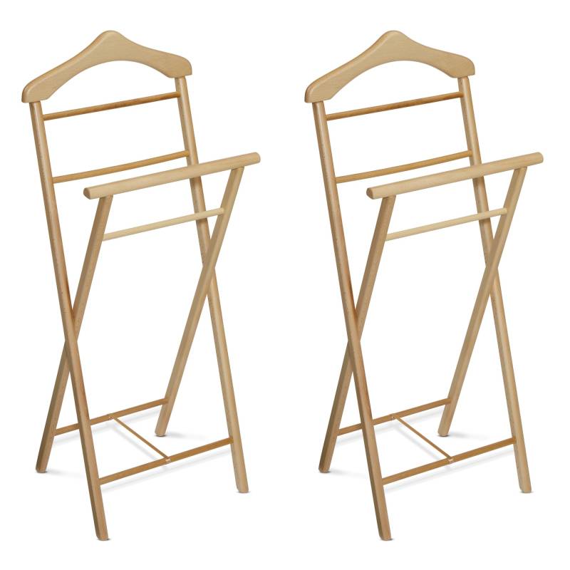 Bubema Hedi, Zweier Set, eleganter Herrendiener aus Massivholz