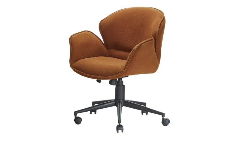 Büro-Drehstuhl   ¦ orange ¦ Maße (cm): B: 64,5 H: 83 T: 65.0 Stühle > Bürostühle - Möbel Kraft