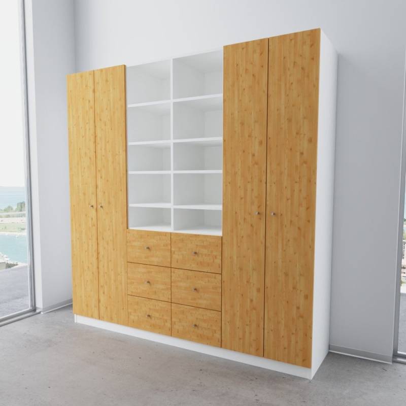 Büroschrank Weiß "Kjell"