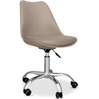 Bürostuhl auf Rädern - Schreibtisch-Drehstuhl - Tulip Taupe
