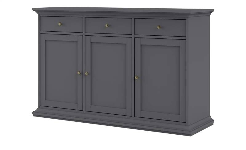 Buffet-Unterteil   ¦ schwarz ¦ Maße (cm): B: 143,7 H: 91,7 T: 46.1 Kommoden & Sideboards > Highboards - Möbel Kraft