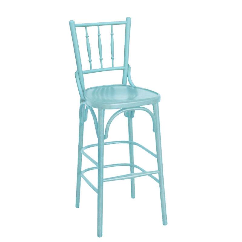 Bugholzbarhocker 6020 Holzsitz, lackiert RAL beige-braun Töne