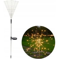 Bunte Solar Gartenleuchte mit 200 LED Feuerwerk Weihnachtsdeko
