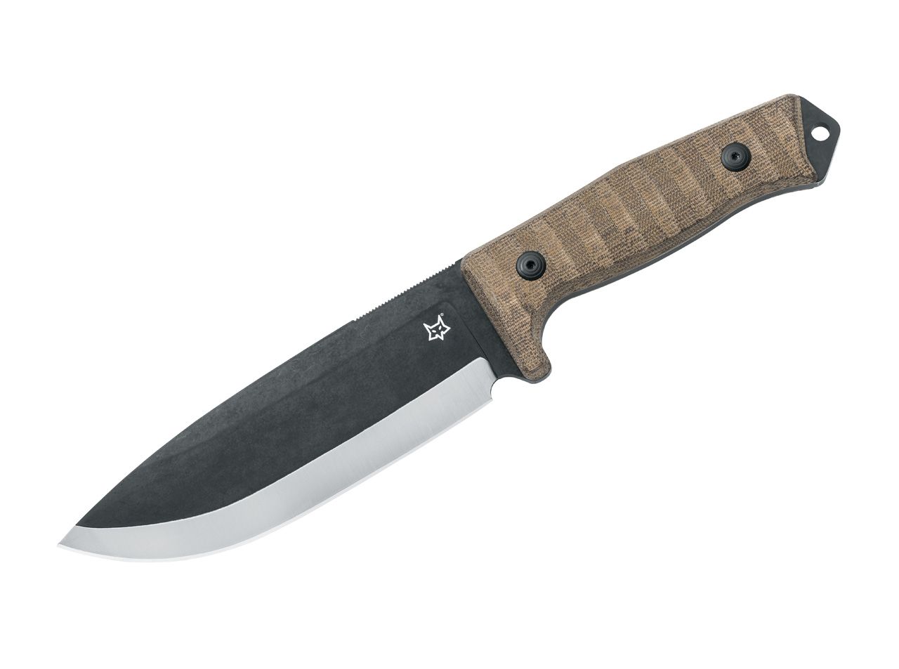 Bushman robustes Outdoormesser mit hochwertiger Lederscheide von Fox Knives