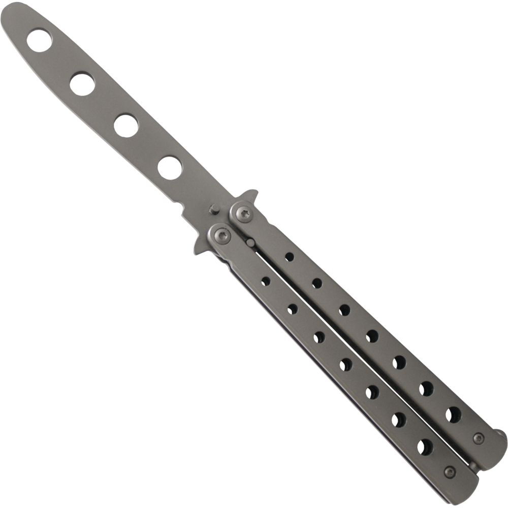 Butterfly Trainingsmesser Balisong stumpfes Messer legal Folder von Haller