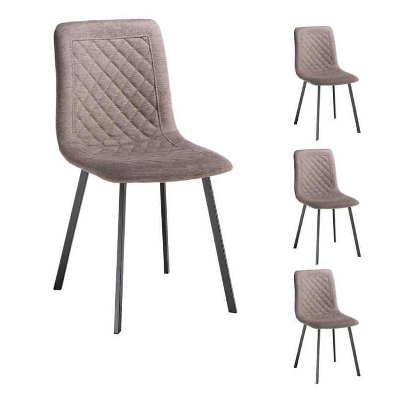 CARO-Möbel ESSZIMMERSTUHL Beige