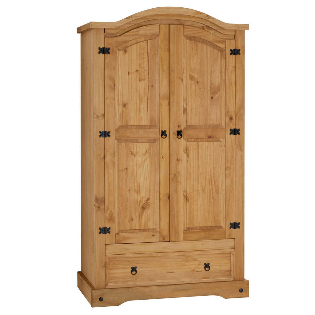 CARO-Möbel KLEIDERSCHRANK Natur