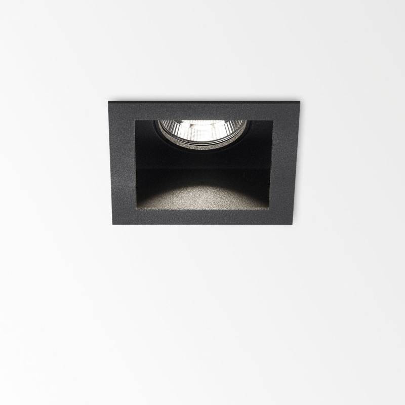 CARREE X LED 92733-65 S1 IP65 Einbaustrahler, B: 9 cm, L: 9 cm, Anthrazit, Extra-Warmweiß 2700K