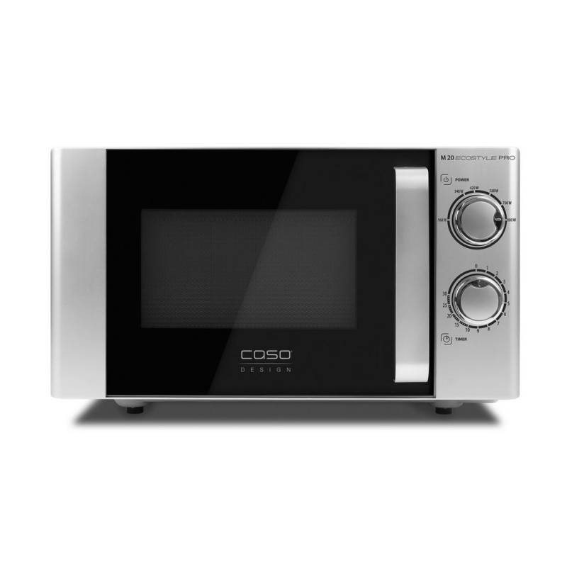 CASO Design MIKROWELLE Schwarz, Silber