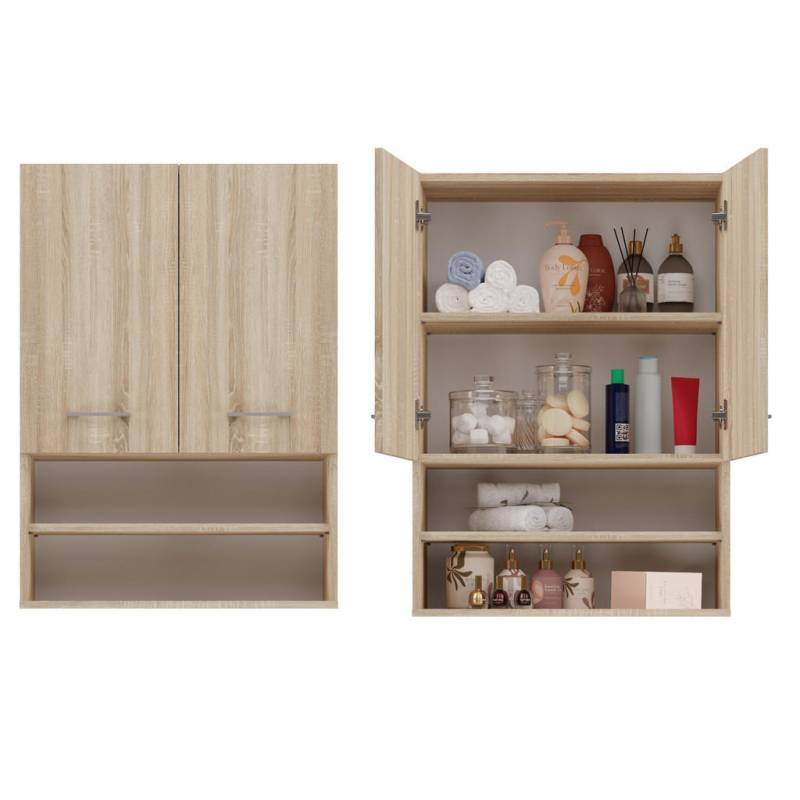 CDF BADEZIMMER-HÄNGESCHRANK Sonoma Eiche