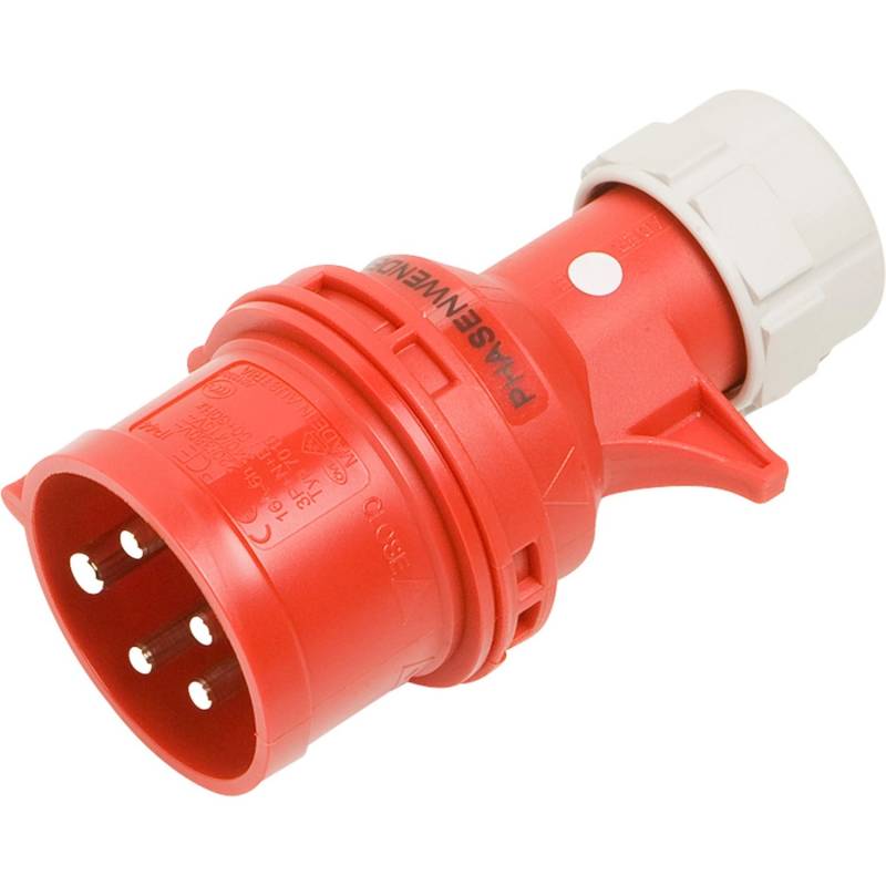 PCE CEE Phasenwender 5-polig IP44 16 A Rot von PCE