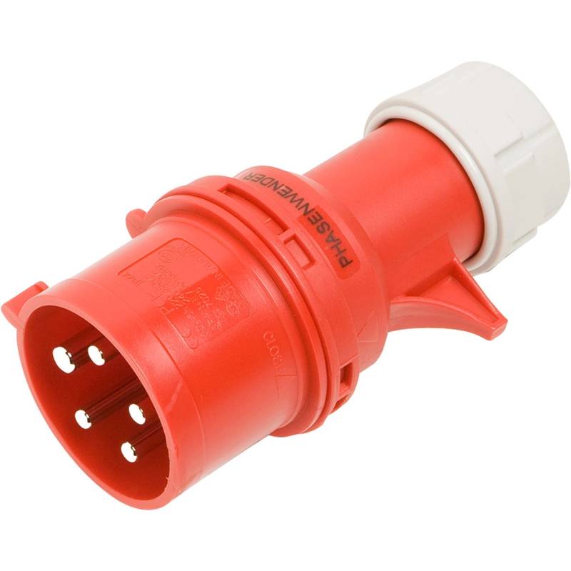 PCE CEE Phasenwender 5-polig IP44 32 A Rot von PCE