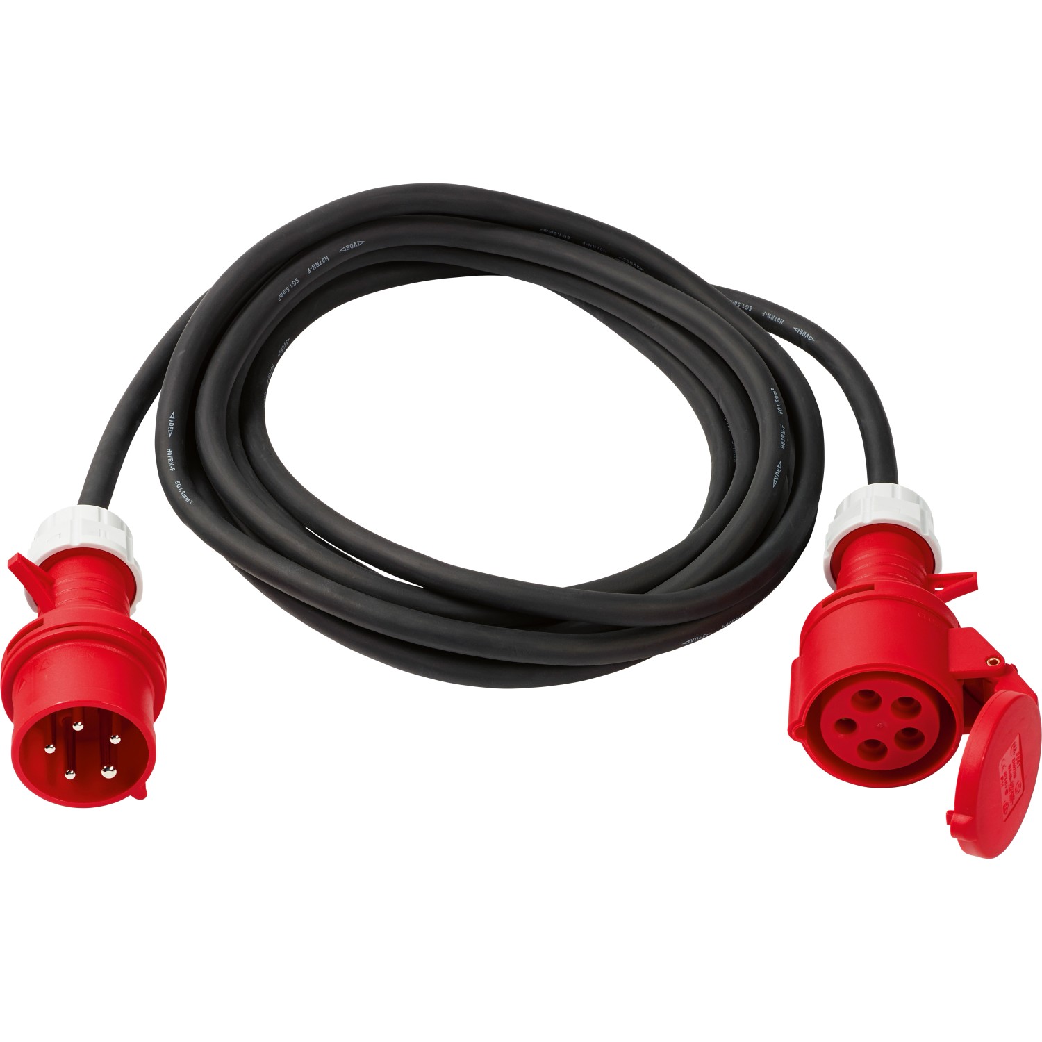 CEE Verlängerungskabel Rot 5 m