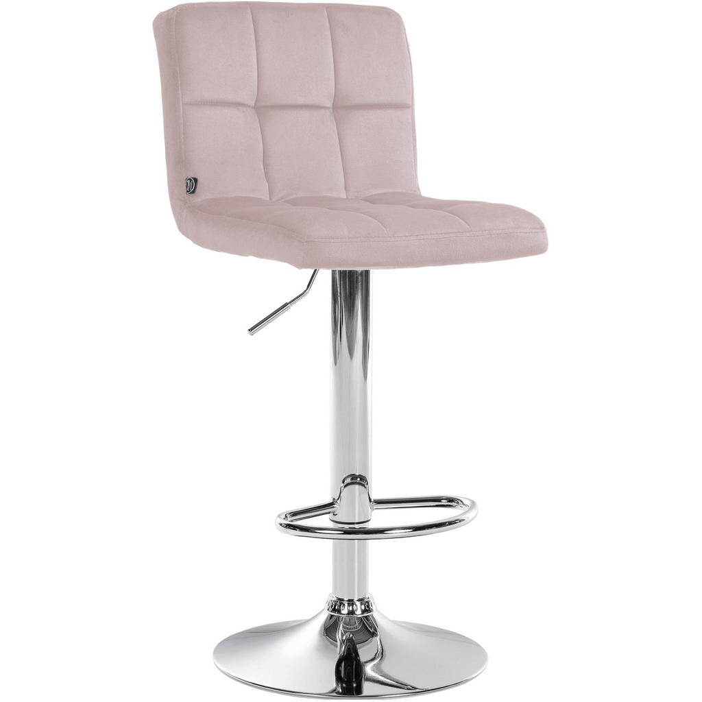 CLP Barhocker, Rosa, Textil, 46x94x47 cm, Esszimmer, Barmöbel, Barhocker CLP Barhocker, Rosa, Textil, 46x94x47 cm, Esszimmer, Barmöbel, Barhocker von CLP