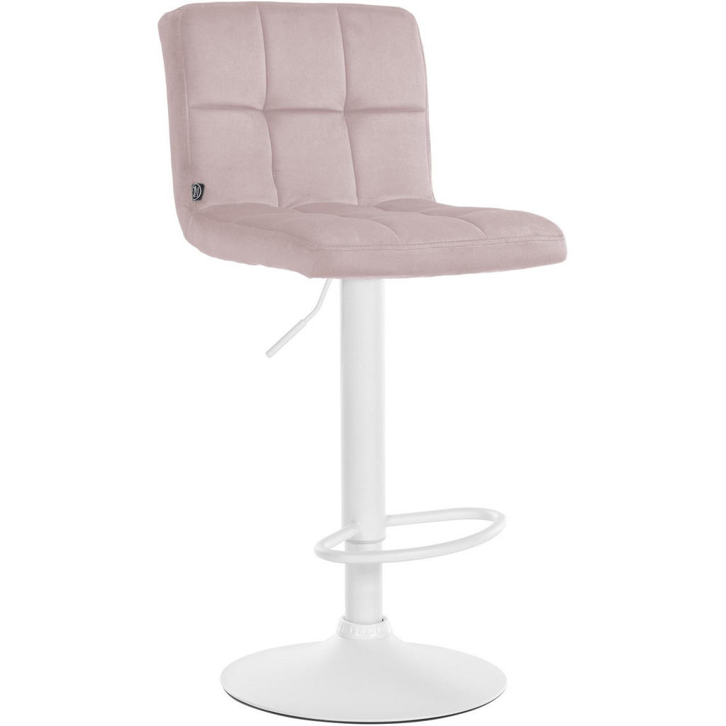 CLP Barhocker, Rosa, Textil, 46x94x47 cm, Esszimmer, Barmöbel, Barhocker CLP Barhocker, Rosa, Textil, 46x94x47 cm, Esszimmer, Barmöbel, Barhocker von CLP