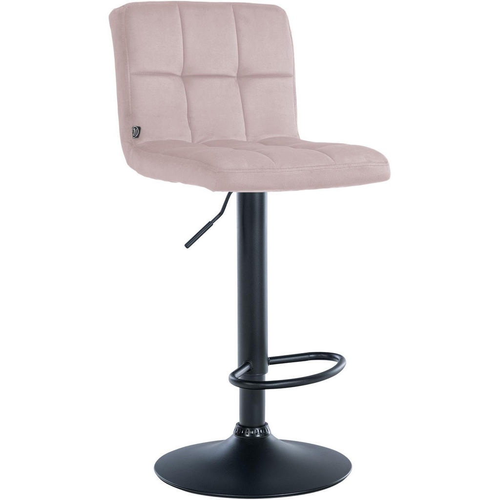 CLP Barhocker, Rosa, Textil, 46x94x47 cm, Esszimmer, Barmöbel, Barhocker CLP Barhocker, Rosa, Textil, 46x94x47 cm, Esszimmer, Barmöbel, Barhocker von CLP