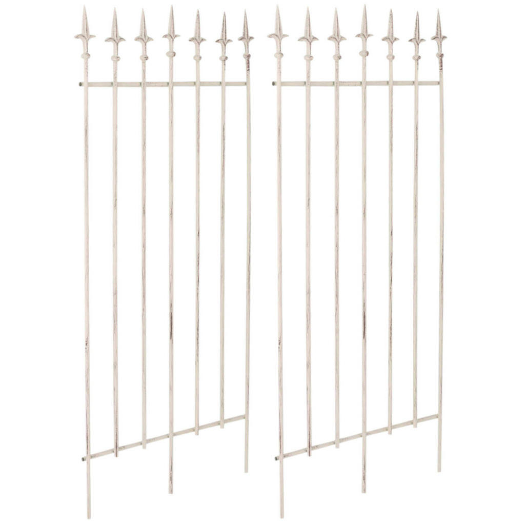 CLP Rankgitter, Creme, Metall, 50x100x0.7 cm, Gartenzubehör, Gartendeko CLP Rankgitter, Creme, Metall, 50x100x0.7 cm, Gartenzubehör, Gartendeko von CLP