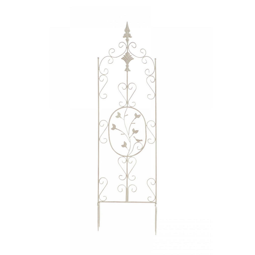 CLP Rankgitter, Creme, Metall, 35x122x1 cm, Gartenzubehör, Gartendeko CLP Rankgitter, Creme, Metall, 35x122x1 cm, Gartenzubehör, Gartendeko von CLP