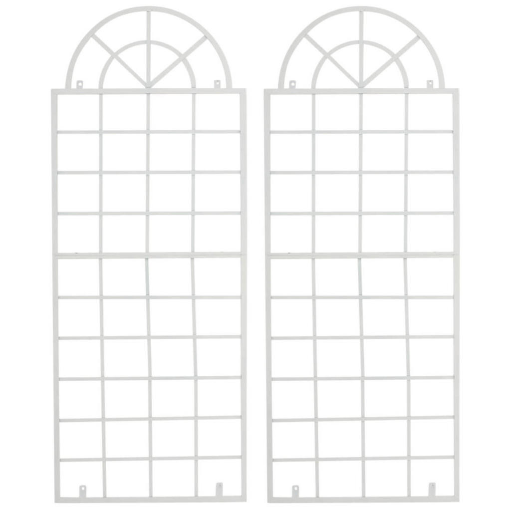 CLP Rankgitter, Weiß, Metall, 70x180x1 cm, Gartenzubehör, Gartendeko CLP Rankgitter, Weiß, Metall, 70x180x1 cm, Gartenzubehör, Gartendeko von CLP