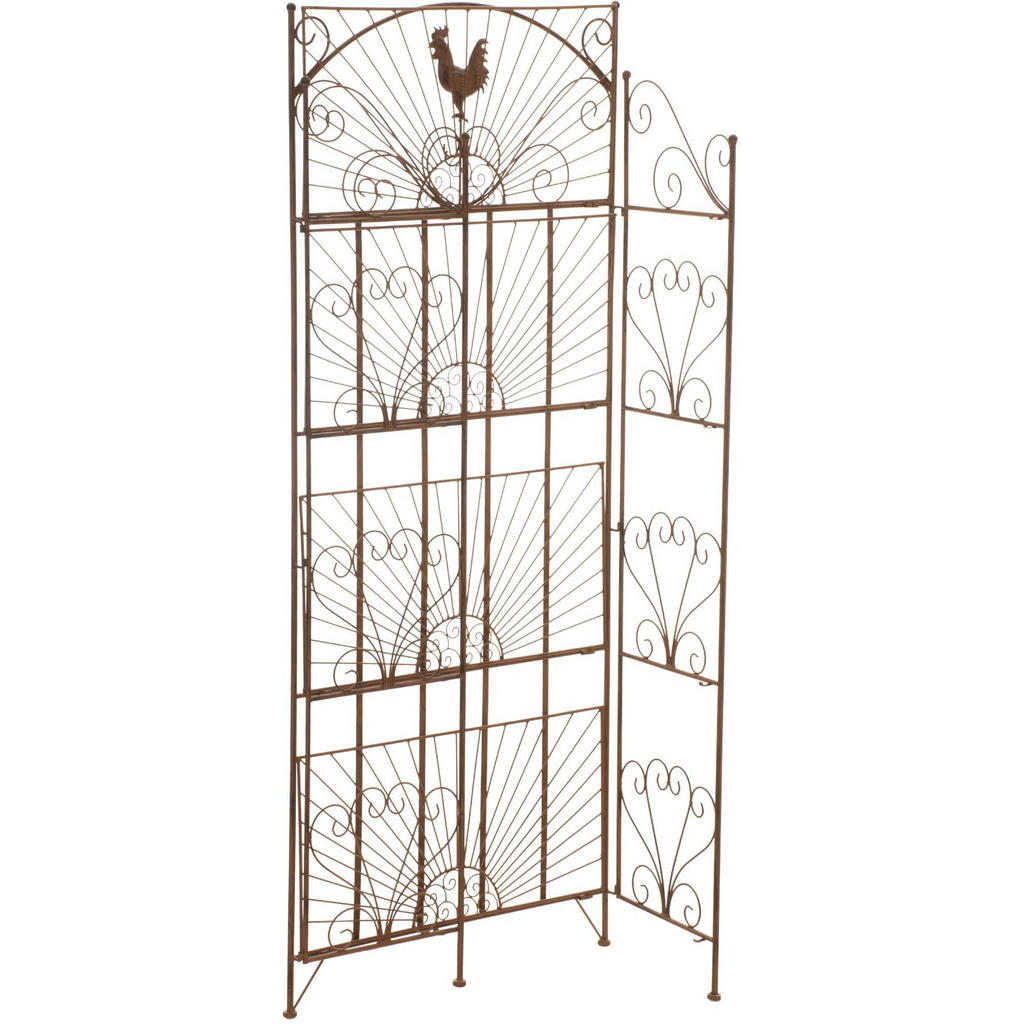 CLP Standregal, Braun, Metall, 61.5x153x33 cm, Wohnzimmer, Regale, Bücherregale CLP Standregal, Braun, Metall, 61.5x153x33 cm, Wohnzimmer, Regale, Bücherregale von CLP