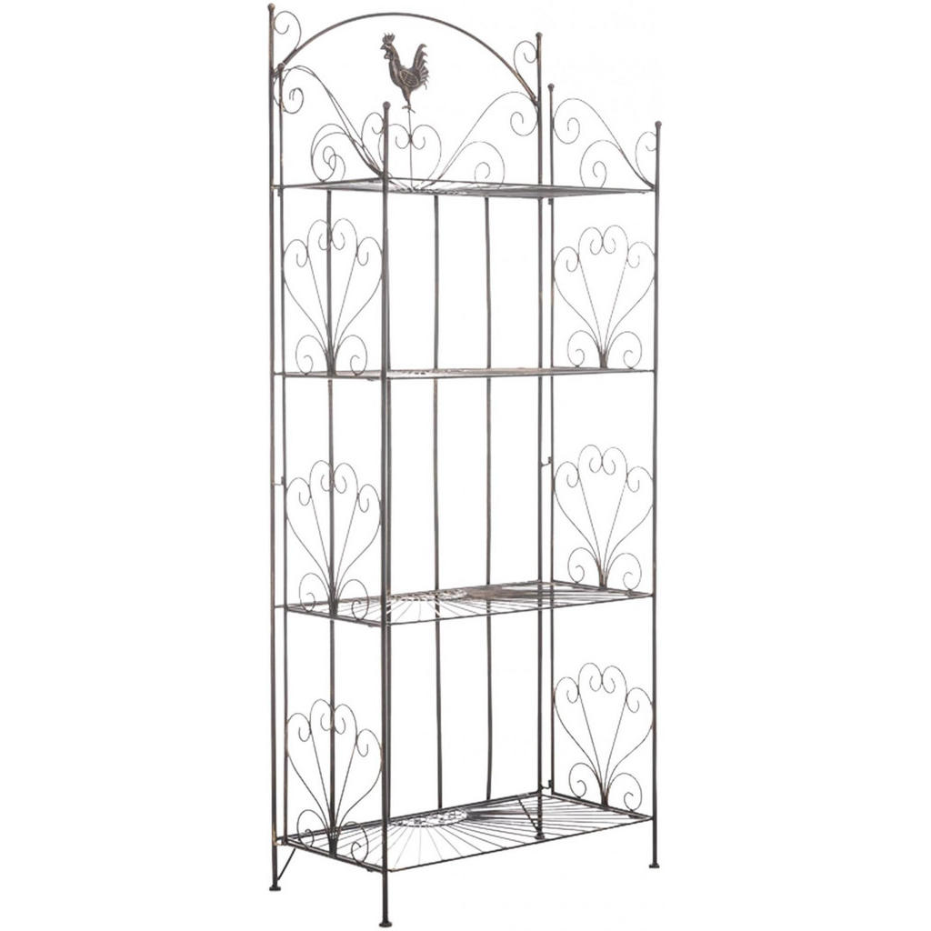 CLP Standregal, Bronze, Metall, 61.5x153x33 cm, Wohnzimmer, Regale, Bücherregale CLP Standregal, Bronze, Metall, 61.5x153x33 cm, Wohnzimmer, Regale, Bücherregale von CLP