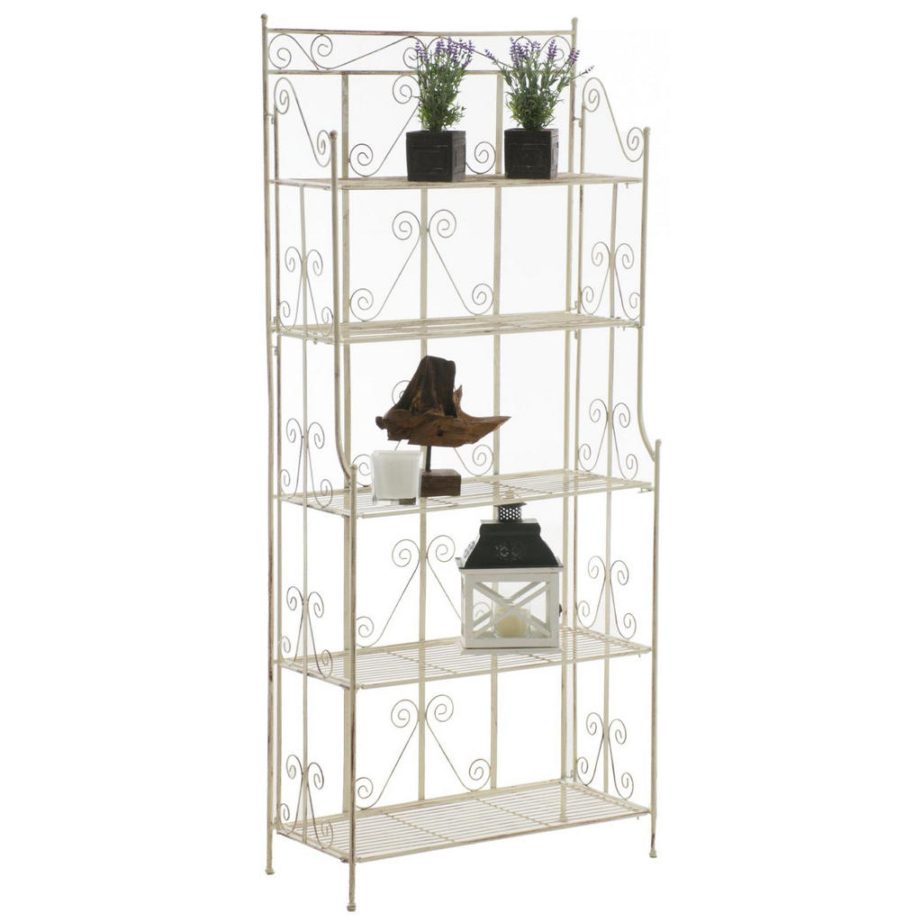 CLP Standregal, Creme, Metall, 74.5x173x34.5 cm, Wohnzimmer, Regale, Bücherregale CLP Standregal, Creme, Metall, 74.5x173x34.5 cm, Wohnzimmer, Regale, Bücherregale von CLP