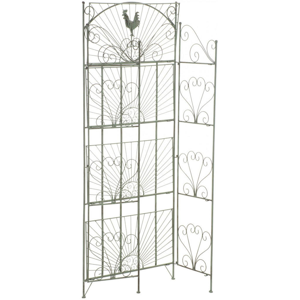 CLP Standregal, Grün, Metall, 61.5x153x33 cm, Wohnzimmer, Regale, Bücherregale von CLP